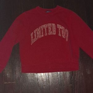 Red limited too sweater